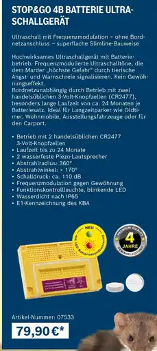 Bosch Car Service 4b batterie ultraschallgerät Angebot