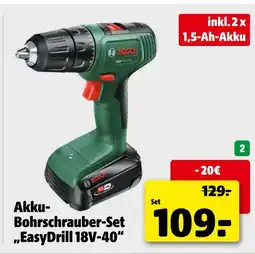 Hagebau Bosch easydrill 18v-40 Angebot