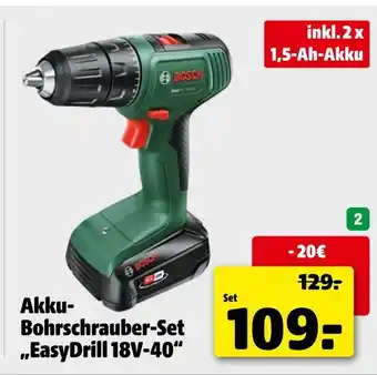 Hagebau Bosch easydrill 18v-40 Angebot