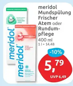 Budni Meridol mundspülung frischer atem Angebot