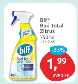 Budni Biff bad total zitrus Angebot