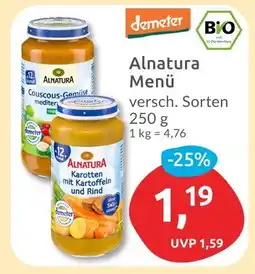 Budni Alnatura menü Angebot