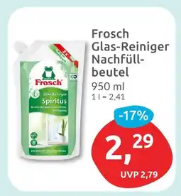 Budni Frosch glas-reiniger nachfüll-beutel Angebot