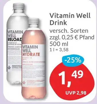 Budni Vitamin well drink Angebot
