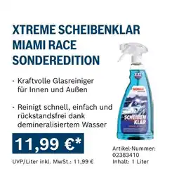 Bosch Car Service Sonax xtreme scheibenklar miami race sonderedition Angebot