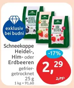 Budni Schneekoppe heidel-, him- oder erdbeeren Angebot