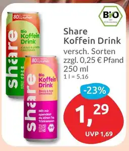 Budni Share koffein drink Angebot