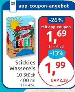 Budni Stickies wassereis Angebot