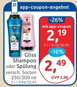 Budni Schwarzkopf gliss shampoo Angebot