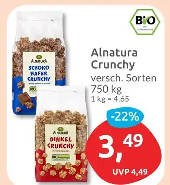 Budni Alnatura schoko hafer crunchy Angebot