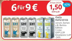 Budni Oatly haferdrink Angebot