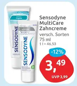 Budni Sensodyne multicare zahncreme Angebot