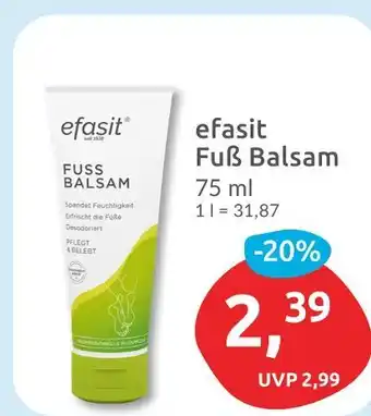 Budni Efasit fuß balsam Angebot