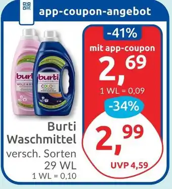 Budni Burti waschmittel wolle & seide Angebot