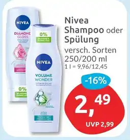 Budni Nivea shampoo Angebot