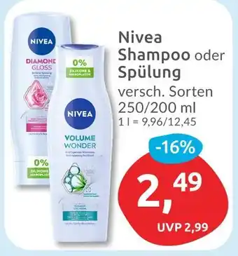 Budni Nivea shampoo Angebot