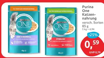 Budni Purina one coat & hairball Angebot