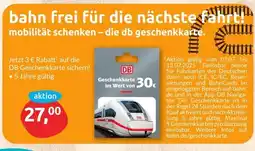 Budni Db geschenkkarte Angebot
