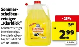 Hagebau Sommerscheibenreiniger ,,Klarblick" Angebot