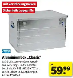Hagebau ALUTEC Aluminiumbox ,,Classic" Angebot