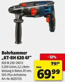 Hagebau KRAFTRONIC Bohrhammer ,,KT-BH 620 4F" Angebot
