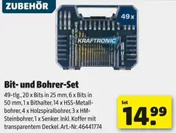 Hagebau KRAFTRONIC Bit- und Bohrer-Set Angebot
