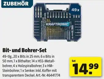 Hagebau KRAFTRONIC Bit- und Bohrer-Set Angebot