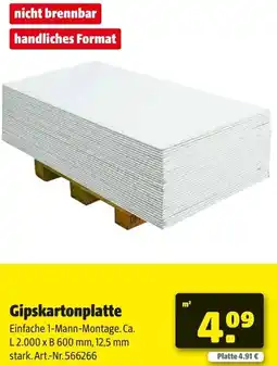 Hagebau Gipskartonplatte Angebot
