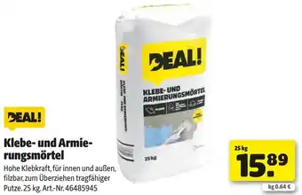 Hagebau DEAL! Klebe- und Armierungsmörtel Angebot