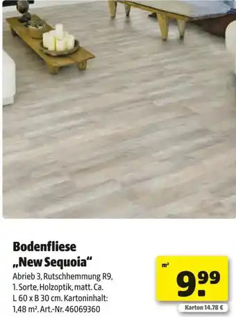 Hagebau Bodenfliese ,,New Sequoia" Angebot