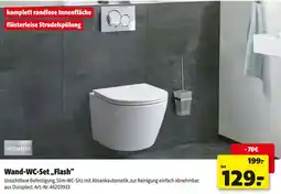 Hagebau WELLWATER Wand-WC-Set ,,Flash" Angebot