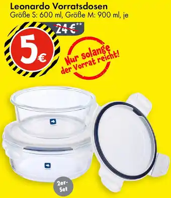 TEDi Leonardo Vorratsdosen Angebot