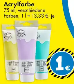 TEDi Acrylfarbe Angebot