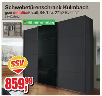 Möbelfundgrube Schwebetürenschrank Kulmbach Angebot