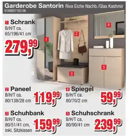 Möbelfundgrube Garderobe Santorin Schrank Angebot