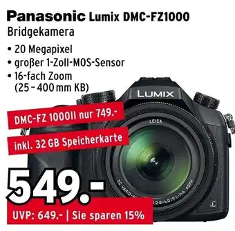 Foto Erhardt Panasonic Lumix DMC-FZ1000 Bridgekamera Angebot