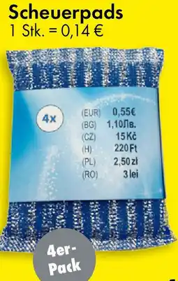 TEDi Scheuerpads Angebot