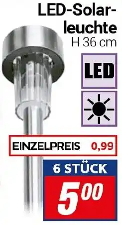 CENTERSHOP LED-Solarleuchte Angebot