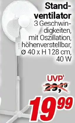 CENTERSHOP Standventilator Angebot