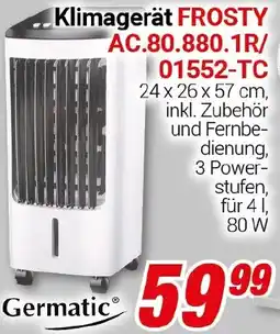 CENTERSHOP Germatic Klimagerät FROSTY Angebot