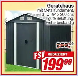 CENTERSHOP Gerätehaus Angebot