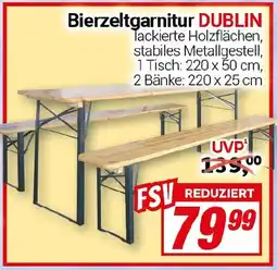 CENTERSHOP Bierzeltgarnitur DUBLIN Angebot