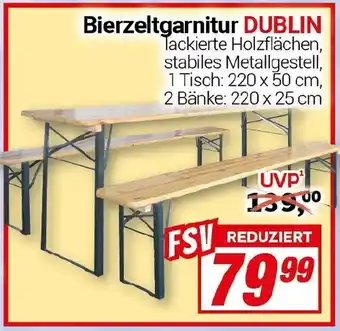 CENTERSHOP Bierzeltgarnitur DUBLIN Angebot