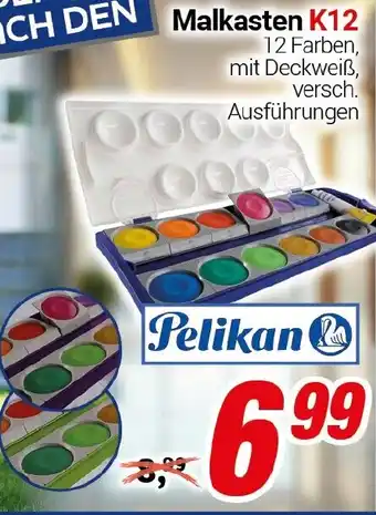 CENTERSHOP Pelikan Malkasten K12 Angebot