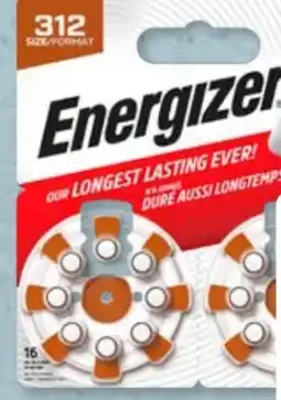 Aldi Süd Energizer Hörgeräte-Batterien Turn & Lock HAB 312 Angebot