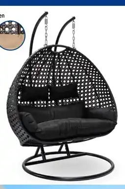 Aldi Süd Home Deluxe Polyrattan-Hängesessel Twin Angebot