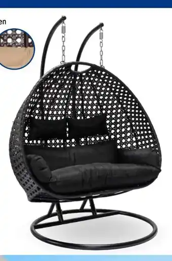 Aldi Süd Home Deluxe Polyrattan-Hängesessel Twin Angebot