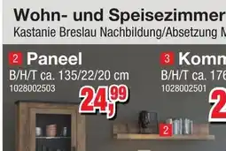 Möbelfundgrube Wohn- und Speisezimmer Rapallo Paneel Angebot