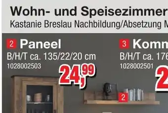 Möbelfundgrube Wohn- und Speisezimmer Rapallo Paneel Angebot