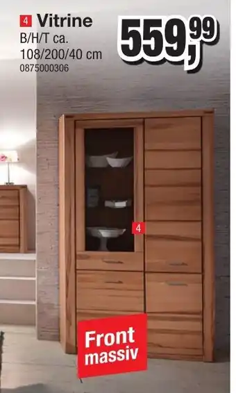 Möbelfundgrube 4 Vitrine Angebot